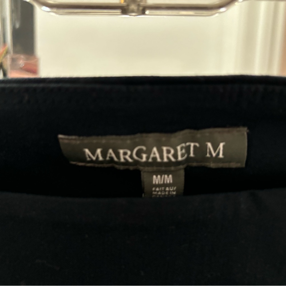 Margaret M Elegant Black Trousers